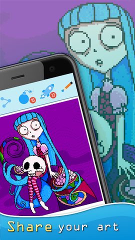Captura 4: Juego de coloreado de arte pixel