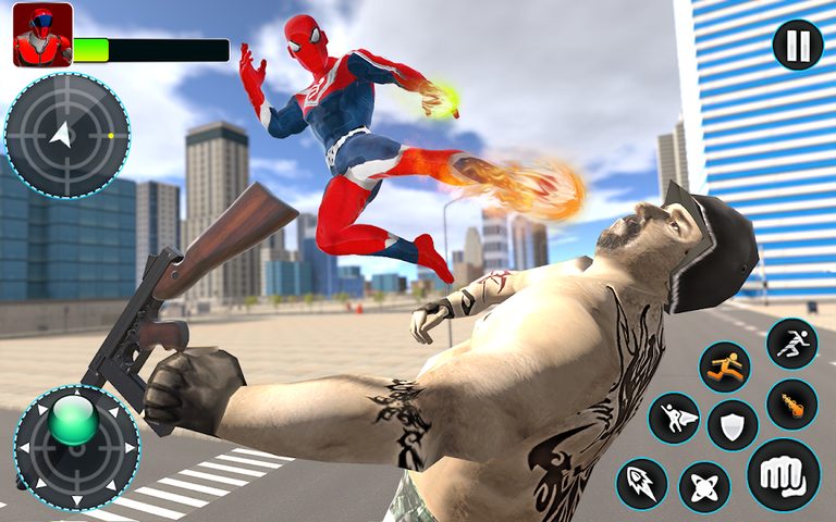 Screenshot 7: Flying Hero Rescue Robot Games