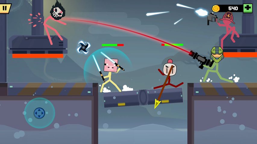 Captura 1: Stickman: Batalla de Guerreros de las Sombras