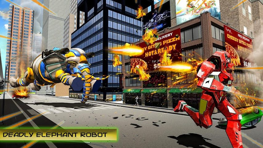 Screenshot 18: Elephant Vs Lion Robot Game