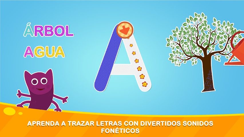 Captura 2: Trazar el Alfabeto y Números en Español