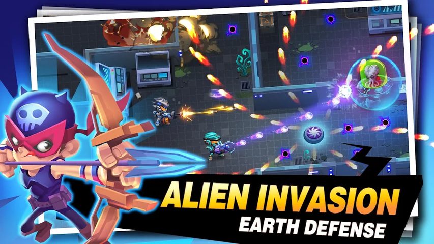 Captura 21: Batalla por la Tierra: Disparos de zombies y alienígenas