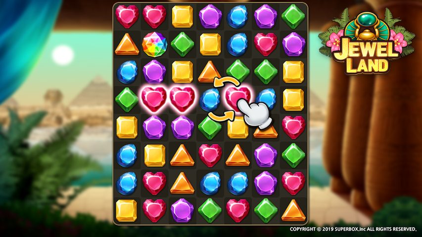 Скриншот 9: Jewel Land: Головоломка «Соедини 3»