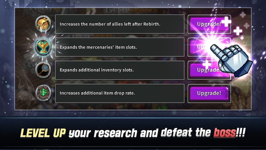Captura 3: Heroes War - Idle RPG