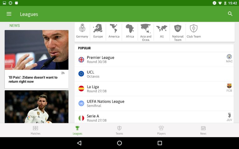 Captura 9: Marcadores de Fútbol en Vivo