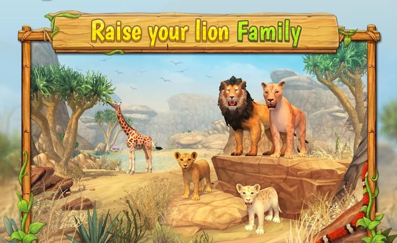 Screenshot 1: Lion Family Sim Online - Animal Simulator