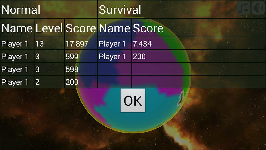 Screenshot 7: Space Blobs