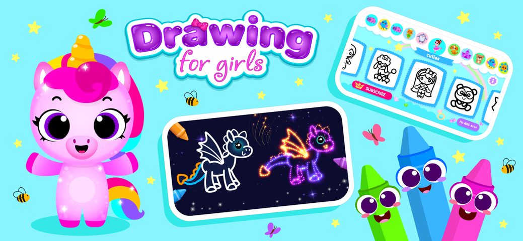 Screenshot 2: Kids Drawing & Colouring Games 4+