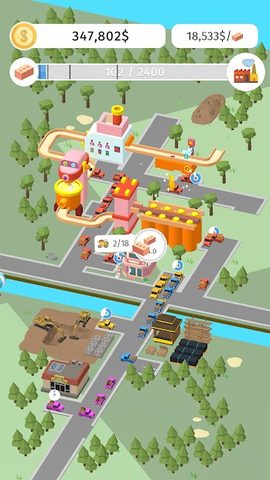 Captura 7: Juego de fábrica de magnate en espera