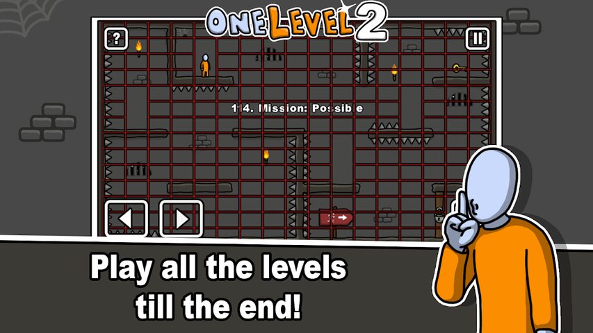 Screenshot 4: One Level 2 Stickman Jailbreak