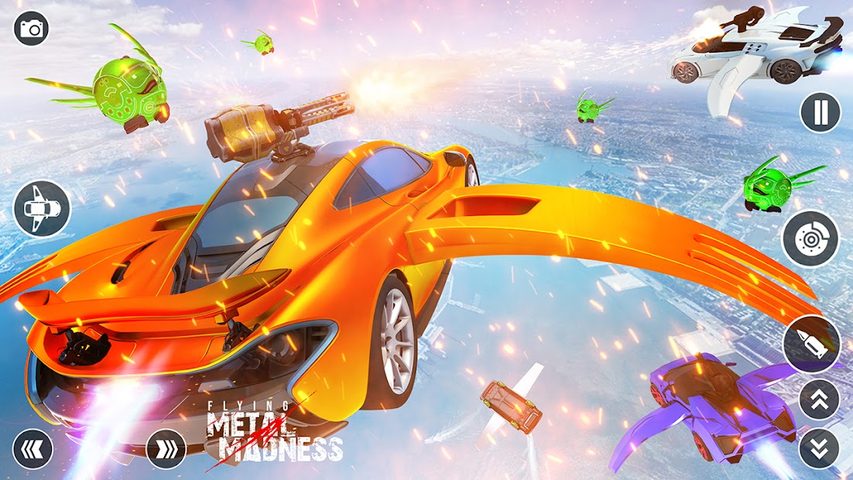 Captura 18: Coche Volador Robot: Disparos