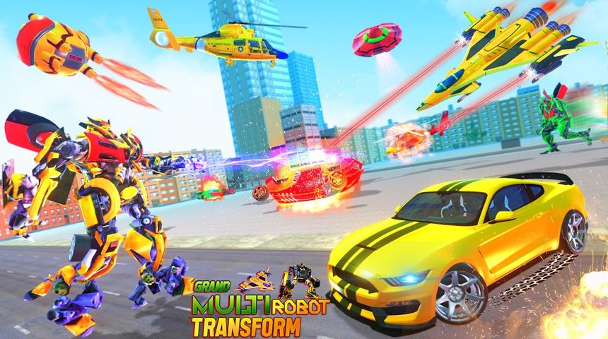 Screenshot 9: Multi robot jet transform war 2021