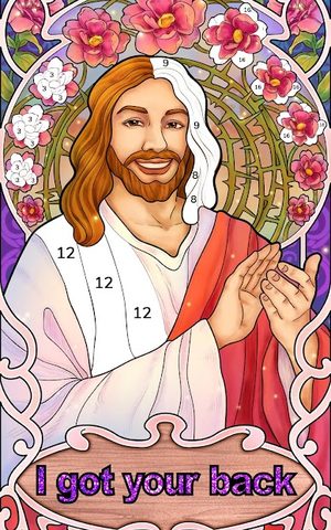 Скриншот 15: Bible Coloring - Paint by Number, Free Bible Games