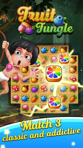 Screenshot 1: Fruit Jungle - Puzzle Match 3