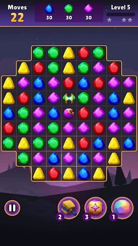 Screenshot 1: Jewel Quest - Magic Match3