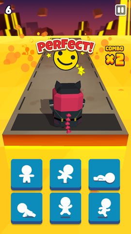 Screenshot 2: Cubie Dodge The Wall