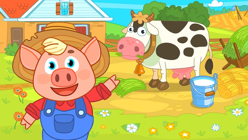 Screenshot 1: Farm for kids