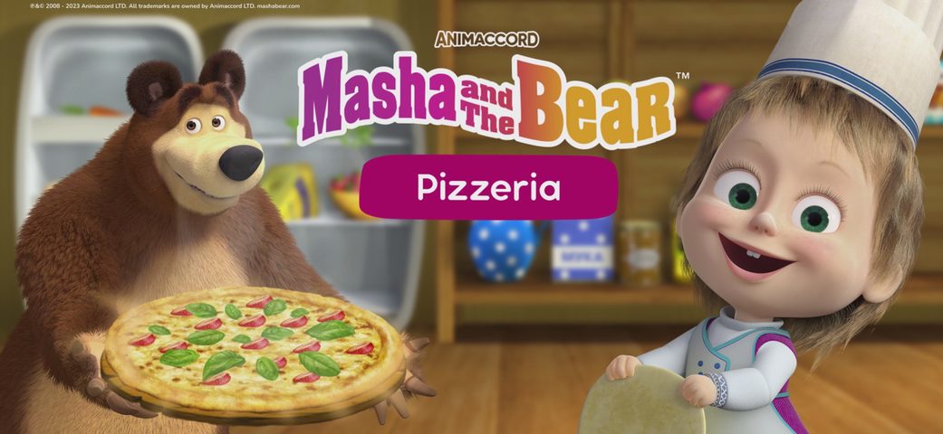 Captura 1: Aventura de Masha y el Oso en la pizzería