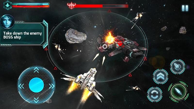 Screenshot 1: Galaxy Strike 3D