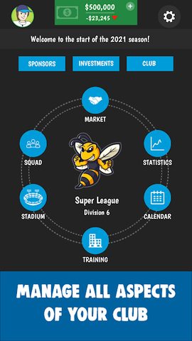 Captura 2: Cricket Manager - Superliga