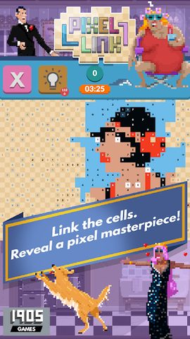 Captura 3: Conexiones Pixeladas: El Relajante Juego de Rompecabezas