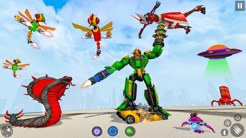 Captura 19: Dragon Fly Robot Car 3D