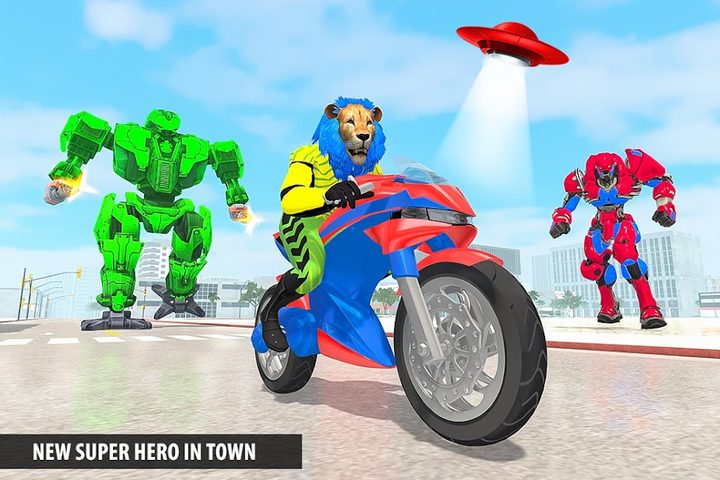Screenshot 7: Police Lion Robot Superhero: Super Speed Hero Game