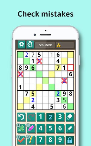 Скриншот 8: Sudoku X: Diagonal sudoku game