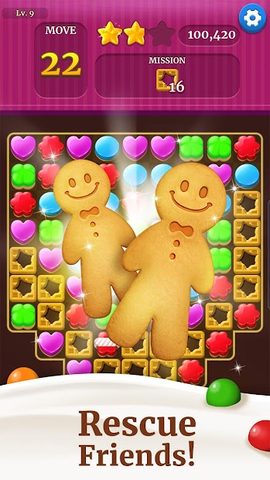 Captura 5: Clásico juego de emparejamiento de galletas