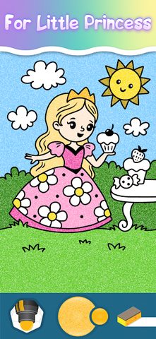 Captura 1: Páginas de Colorear para Princesas