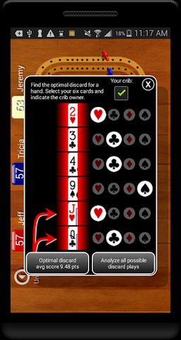 Captura 5: Marcador de Cribbage