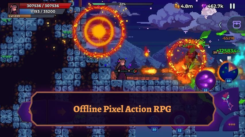 Screenshot 1: Moonrise Arena - Pixel Action