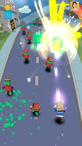 Screenshot 1: Zombie Run And Gun