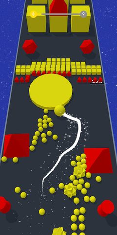 Screenshot 1: Ball Bump 3D - Bumping Color Ball Game Bump3D Run