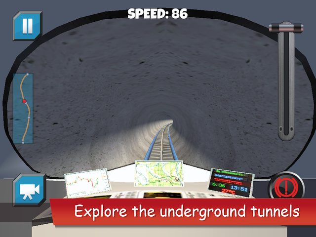 Screenshot 2: Hyperloop: futuristic train simulator