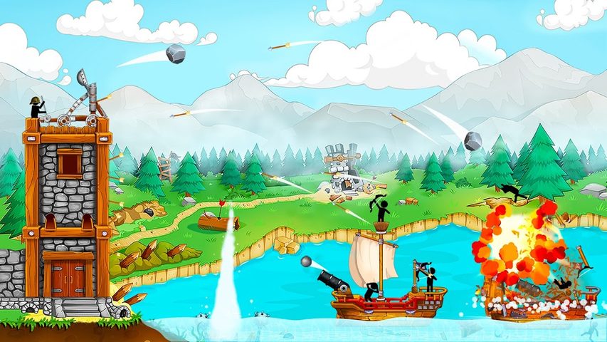 Screenshot 14: The Catapult: Stickman Pirates