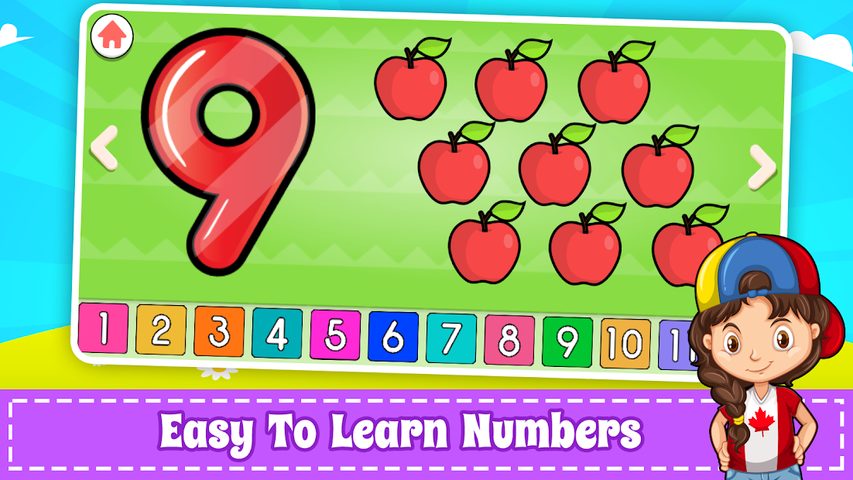Captura 17: Aprende los Números 123 Kids - Contar y Trazar