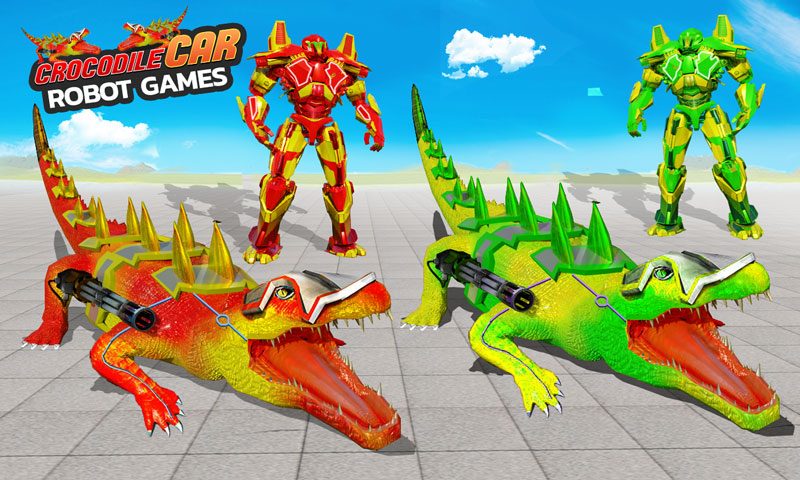 Screenshot 4: Crocodile Robot Car Transforming Mega Robot Games