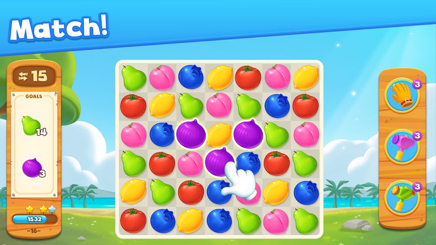 Screenshot 3: Tabby Town : Match 3 Puzzle