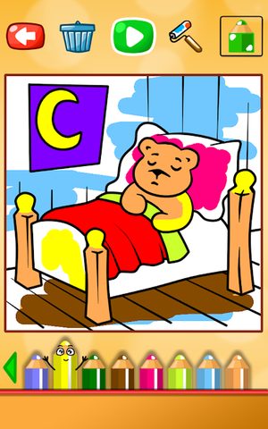 Screenshot 1: Coloring pages for kids- live