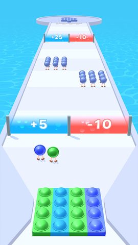 Screenshot 2: Pop It Runner 3D