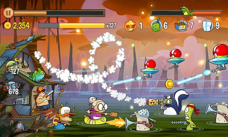 Screenshot 3: Swamp Attack