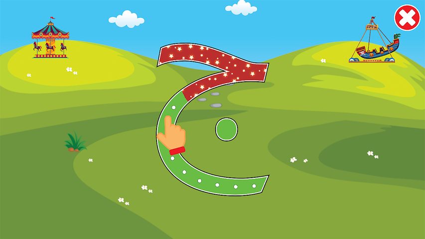 Screenshot 3: الحروف الأبجدية العربية (Arabic Alphabet Game)‎