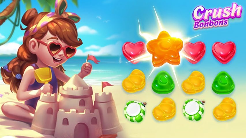 Screenshot 3: Crush Bonbons - Match 3 Games
