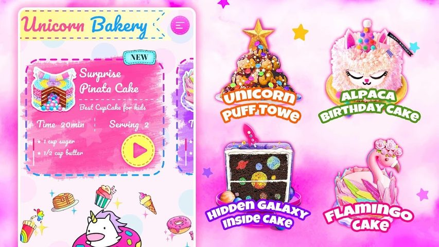 Screenshot 5: Unicorn Chef: Baking! Cooking Games for Girls