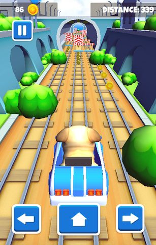 Screenshot 1: Fun puppy run