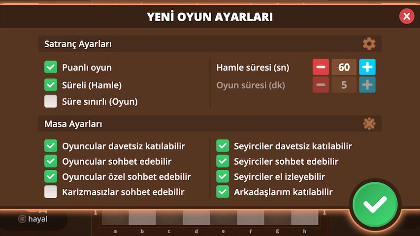 Screenshot 3: Satranç Online