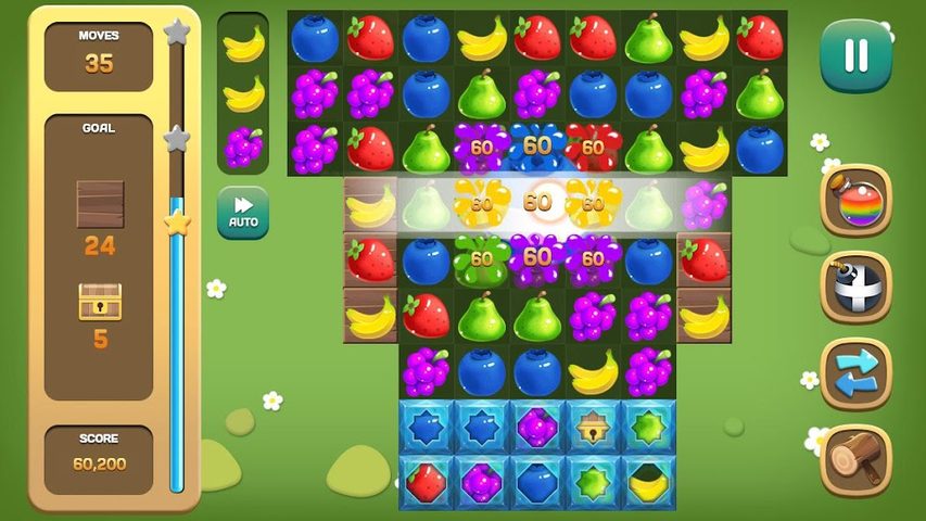 Screenshot 1: Fruits Match King