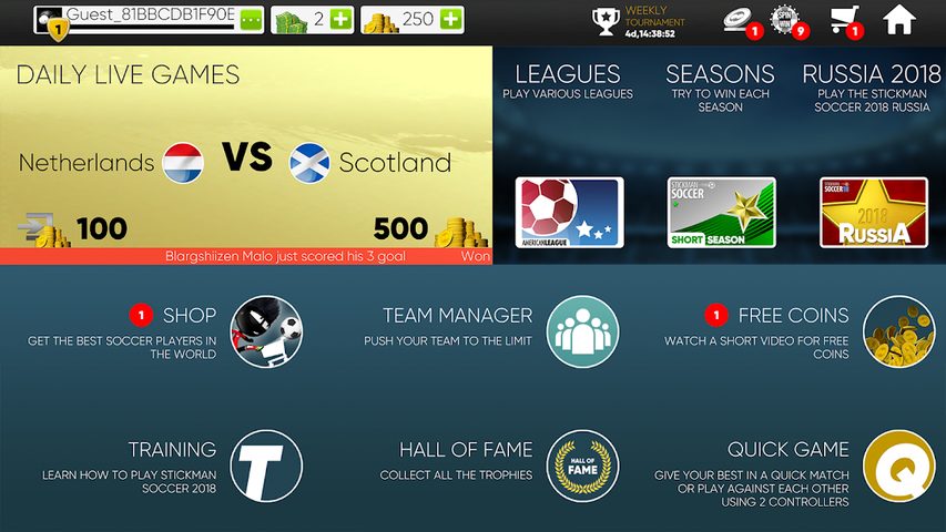 Screenshot 5: Stickman Soccer 2018