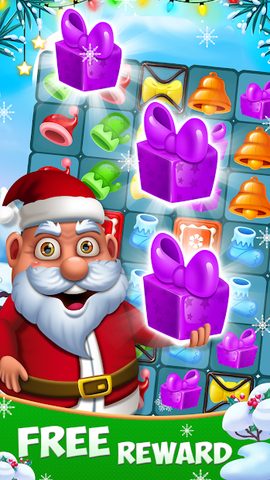 Screenshot 1: Merry Christmas 2021 - Match 3